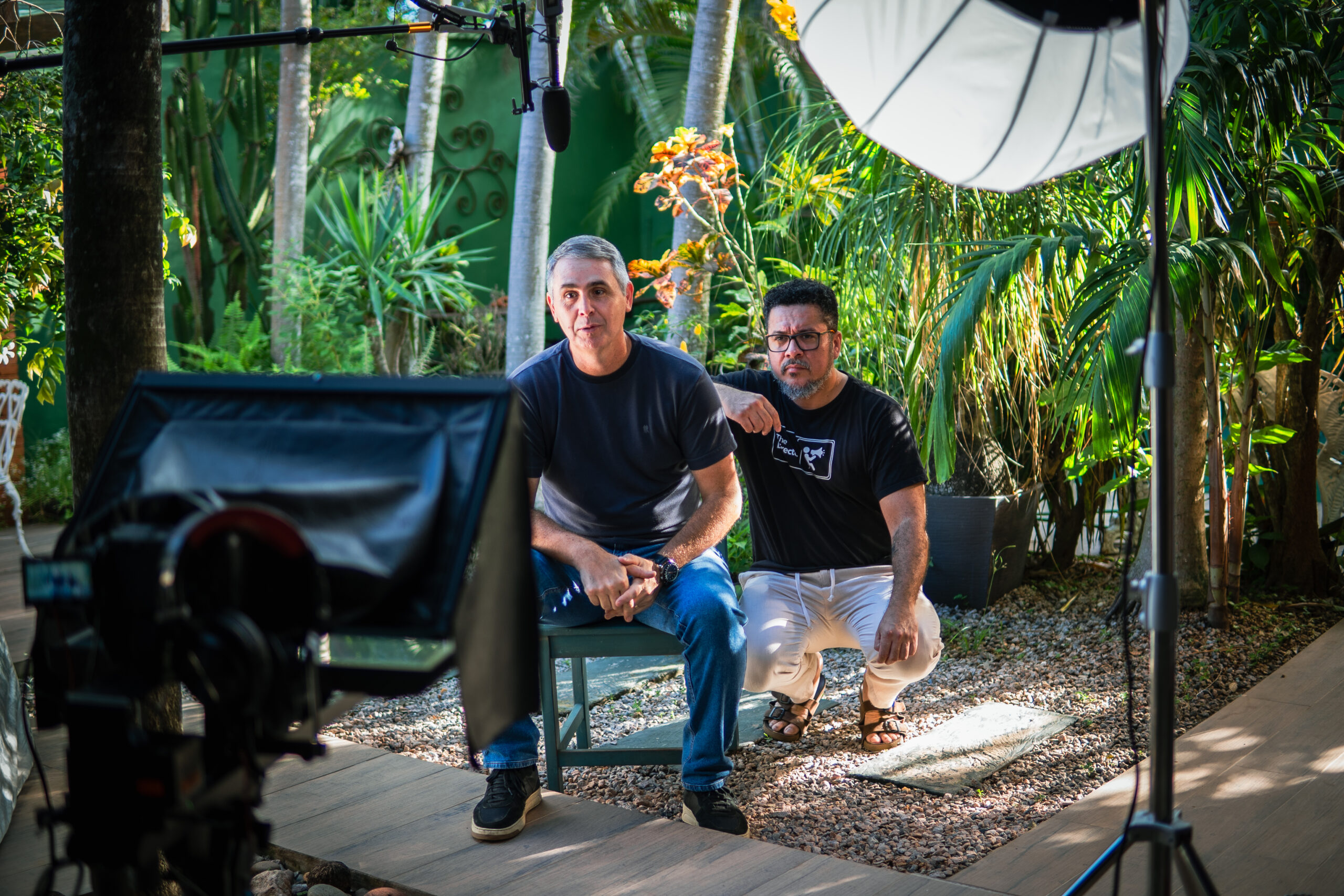 Gravando com Marcus Alexandre